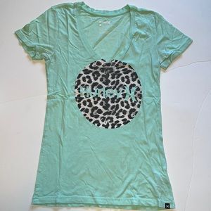 • Mint colored Hurley shirt •
